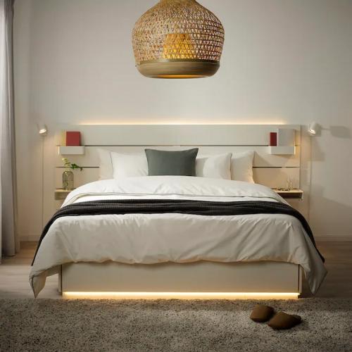 Мягкое изголовье кровати икеа. 5 общих правил при покупке двуспальной кровати в IKEA