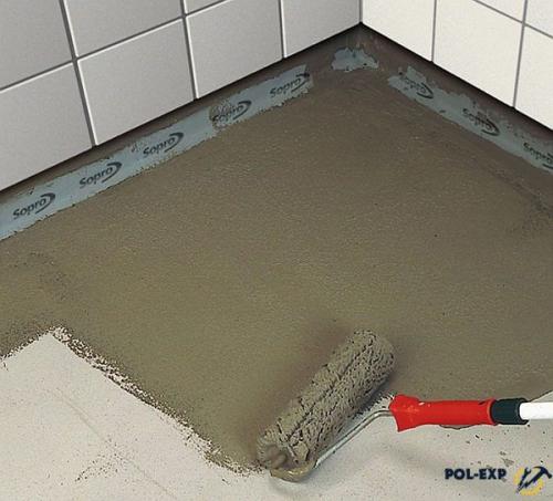 Гидроизоляция на плитку. Гидроизоляция пола в ванной под плитку