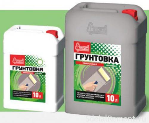 Чем заменить грунтовку перед укладкой плитки. Выбор грунтовки для пола