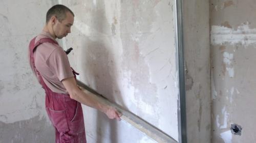 Подготовка стен под плитку на кухне. Подготовка поверхности стен и пола