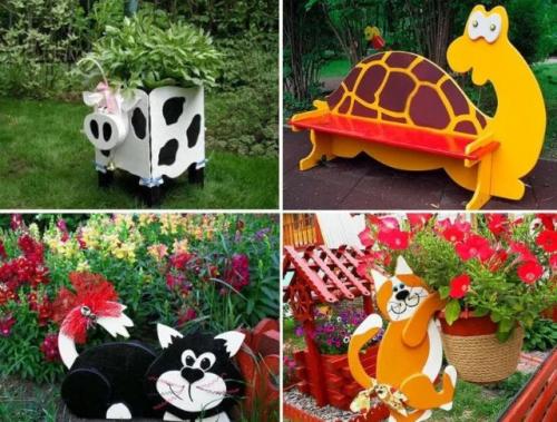 Украшение огорода своими руками. Поделки для сада (дачи и огорода). Все новинки 2023 года из подручных средств с описанием