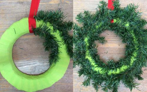Украшение на Новый год 2022 своими руками. Рождественский (новогодний) венок