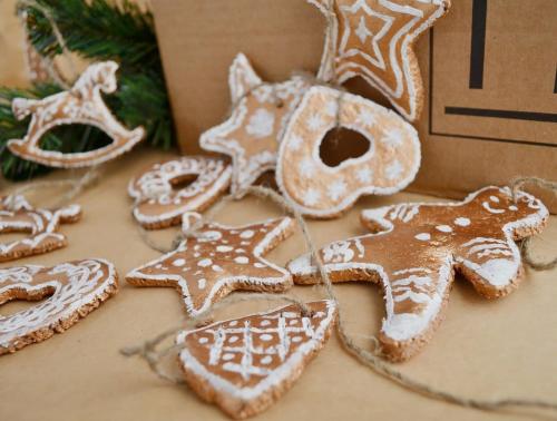 Новогодние украшения для дома. Новогодние украшения из природного материала