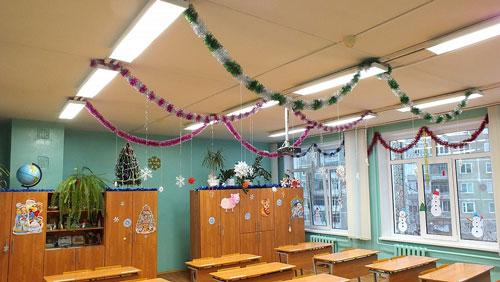 Украшения на Новый Год 2022 своими руками. Украсить класс к Новому году 2022 своими руками: 50 фото