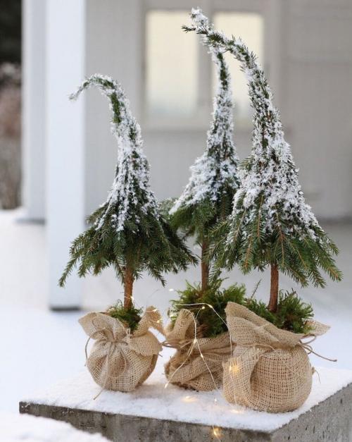 Новогодние украшения для дома. Новогодние украшения из природного материала