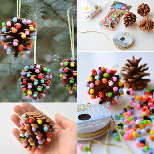 Новогодние украшения для дома. Новогодние украшения из природного материала