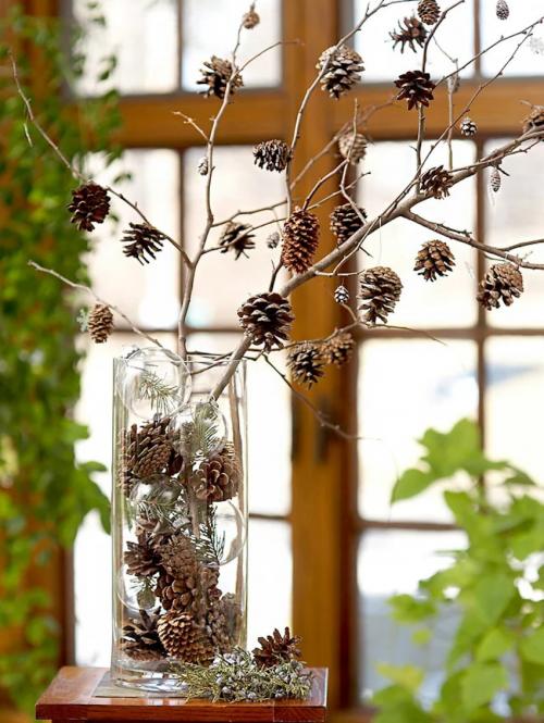 Новогодние украшения для дома. Новогодние украшения из природного материала