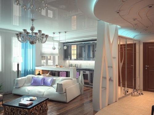 Зонирование комнаты и коридора. Планировка прихожей: особенности создания уютного дизайн-проекта, фото, варианты для удачного сочетания элементов интерьера (100 фото)