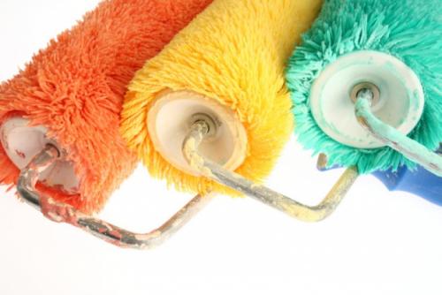 Валик для структурной краски. Меховые