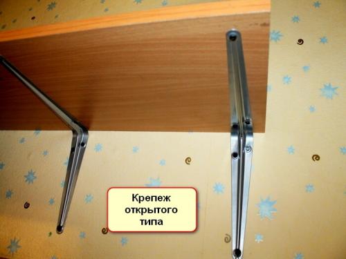 Какие материалы можно использовать для крепления полок и стеллажей на стену. Крепление для полки на стену (как и на что крепить)