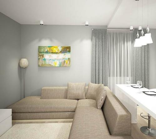 Сочетание серого и бежевого в интерьере. СЕРО-БЕЖЕВАЯ ГОСТИНАЯ: ОСНОВЫ ПРОЕКТИРОВАНИЯ