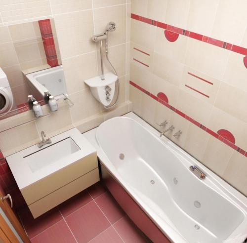 Дизайн плитки в маленькой ванной. Правила оформления и дизайн плитки в маленькой ванной комнате