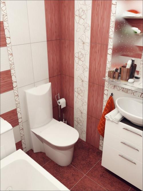 Дизайн плитки в маленькой ванной. Правила оформления и дизайн плитки в маленькой ванной комнате