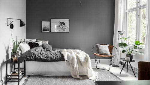 Сочетание серого цвета в интерьере спальни. Спальни в серых оттенках
