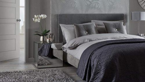 Сочетание серого цвета в интерьере спальни. Спальни в серых оттенках