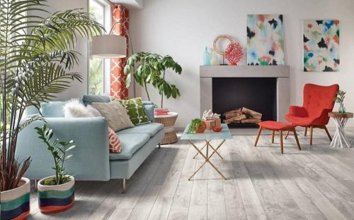 Обои под серый пол. Серый пол в интерьере квартиры. Какие обои и двери подойдут под серый ламинат? 110 лучших фото примеров