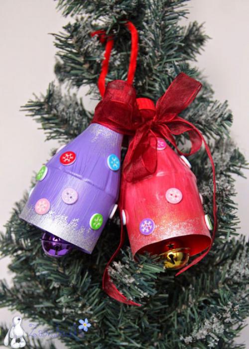 Как сделать новогодние украшения из пластика. Новогодние игрушки из пластиковых бутылок: 70 идей