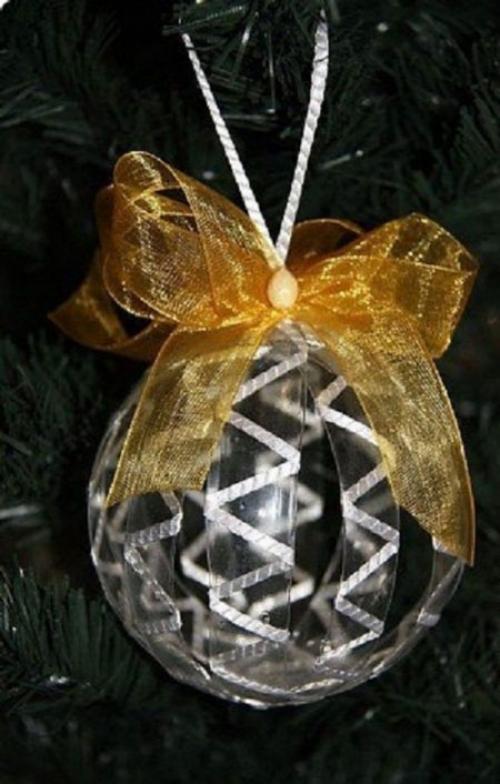 Как сделать новогодние украшения из пластика. Новогодние игрушки из пластиковых бутылок: 70 идей