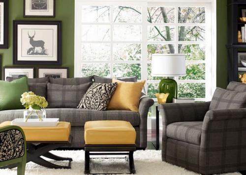 Сочетание зеленого и серого в интерьере. 3 ФАКТОРА, КОТОРЫЕ НУЖНО УЧИТЫВАТЬ ПРИ ПРОЕКТИРОВАНИИ СЕРО-ЗЕЛЕНОЙ ГОСТИНОЙ