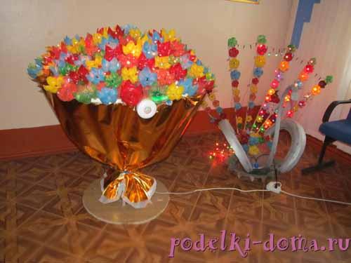 Из пластиковых бутылок в домашние украшения: 107 идей для творчества 16 Из пластиковых бутылок в домашние украшения: 107 идей для творчества 16