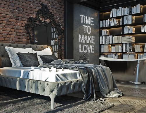 Серые стены в интерьере лофт. Стены в стиле лофт: правила дизайнера