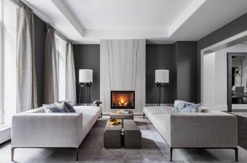 Интерьер гостиной в сером цвете. Варианты цветового решения в серой гостиной