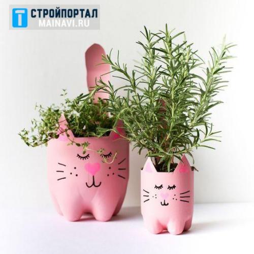 Простые поделки из пластиковых бутылок. Поделки из пластиковых бутылок