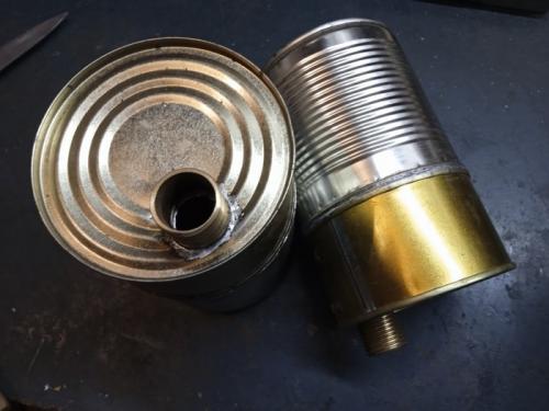 Самодельная канистра для бензина. Прикольная мини канистра из консервных банок