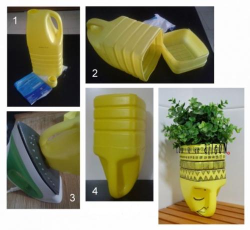 Поделки из канистр для цветов. Самоделки из канистр для сада