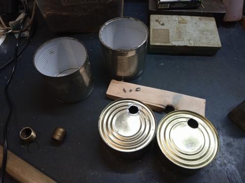 Самодельная канистра для бензина. Прикольная мини канистра из консервных банок