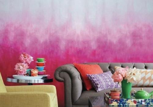 Покраска стен водоэмульсионной краской дизайн. Восемь способов сочетания оттенков