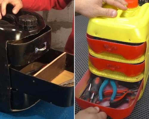 Самоделки из канистры. Переносной кейс-органайзер для мелочевки