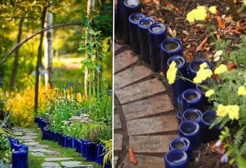Поделки из пластиковых бутылок для клумбы. Клумба из бутылок — мастер-класс изготовления оригинальных клумб. 120 фото оформления клумбы при помощи пластика