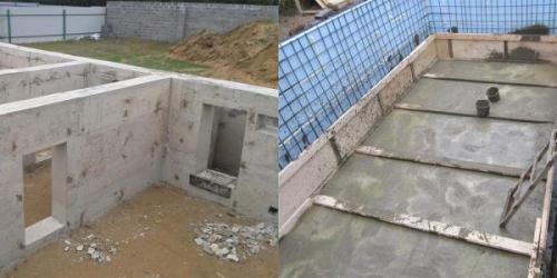 Дом с подвалом фундамент. Фундамент с подвалом