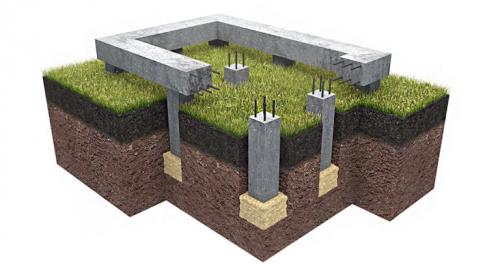 Фундамент для двухэтажного дома плюс подвал. Виды