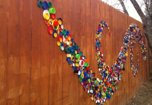 Какие креативные идей можно использовать для украшения ограды на даче. 35 идей для украшения забора