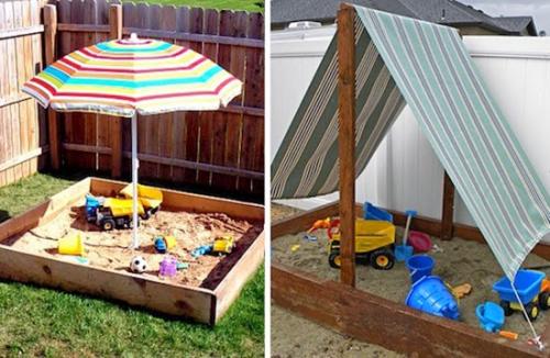 Какие креативные идей можно использовать для создания уютной зоны для детей на даче. Идеи для детей на дачном участке.