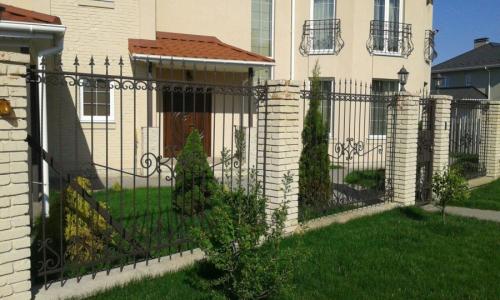 Красивые кованые заборы в частных домах. Кованые заборы — варианты красивых оформлений и конструкций металлических оград (95 фото)
