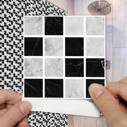 Декор кафельной плитки для ванной своими руками. Как обновить плитку в ванной не меняя ее и не снимая: пошаговая инструкция, наклейки, покраска, декор (140 фото)