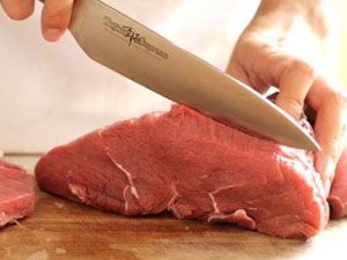 Как резать мясо на шашлык шею. Как нарезать мясо на шашлык