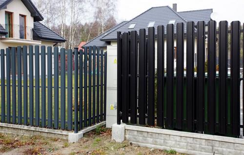 Красивый забор из штакетника своими руками. Как самому установить забор из металлоштакетника