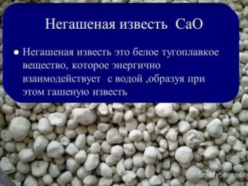 Сколько и как хранить известь. Срок годности извести 01
