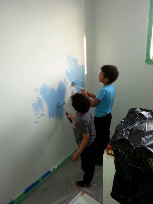 Покраска стен геометрическими фигурами. Как создать геометрический узор на стенах в закладки