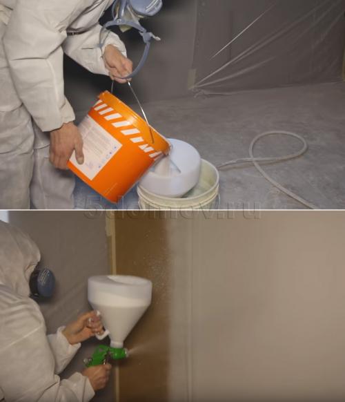Нанесение декоративной краски валиком. Нанесение фактурной краски