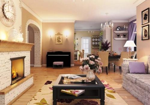 Какие обои наиболее удобны для гостиной. Подходящие обои для гостиной