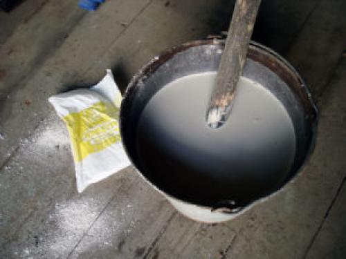 Известковая побелка состав. Как гасить известь правильно и безопасно