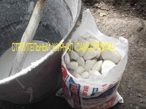 Как гасить известь для побелки стен. Гашение извести