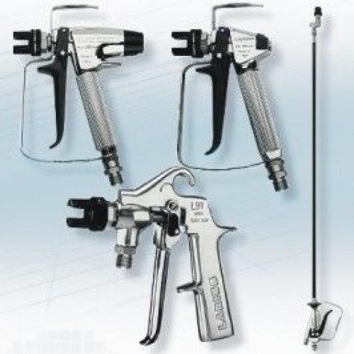 Покраска стен водоэмульсионной краской краскопультом. Нанесение водоэмульсионной краски краскопультом