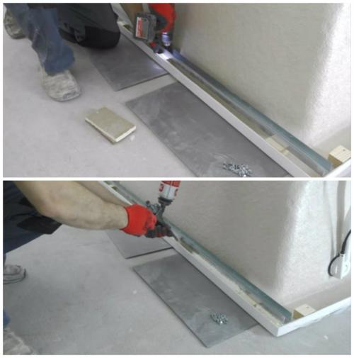 Экран из плитки под акриловую ванну. Экран для акриловой ванны