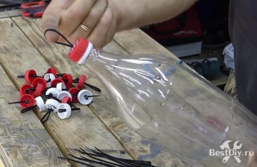 Как изготовить поделку из пластиковой бутылки для хранения инструментов. Органайзер для болтов, шурупов, гаек и гвоздей из пластиковых бутылок